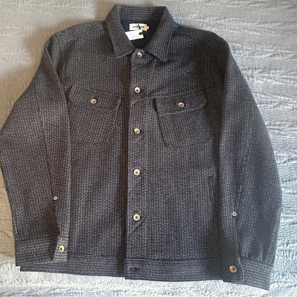 Taylor Stitch Long Haul Jacket in Wool Beach Cloth